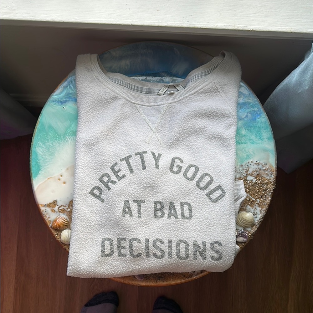 Victoria's Secret Cream V-Neck Sweater